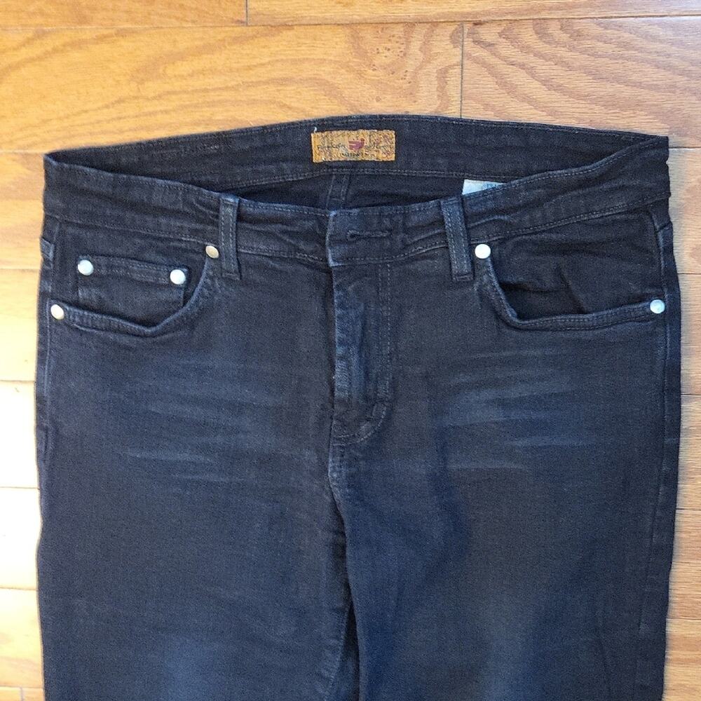 Women's Parkers Jeans Size 14 Mid Rise Dark Blue Straight Leg Jeans 30W X 32L - Picture 6 of 12